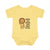 Inspirational Baby Bodysuit: ’When I Am Afraid I Will Trust in You’ - NB (0-3M) / Banana - Kids clothes