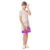 Actual product cityscape short sleeve dress