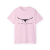 Cotton T-Shirt - Longhorn - Avery Ridge Ranch - Light Pink / S - T-Shirt