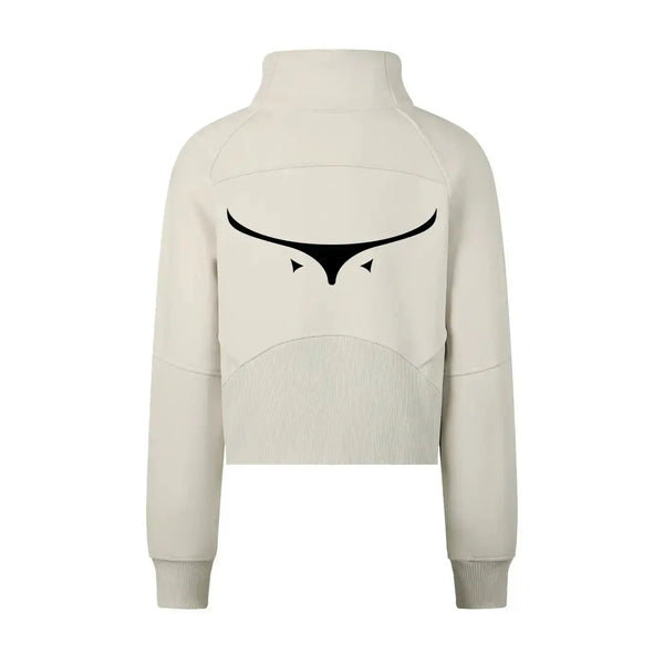 Cropped Half-Zip Sweatshirt ODMPOD
