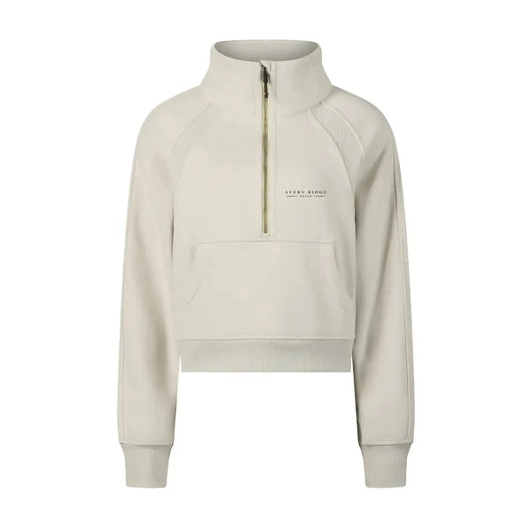 Cropped Half-Zip Sweatshirt ODMPOD