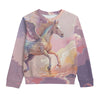 Pegasus sky round neck long sleeve sweatshirt